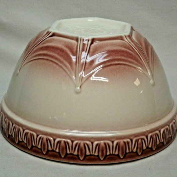 Longaberger Pottery American Craft Originals 8" Paprika Mixing Bowl - Picture 7 of 11